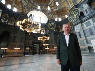 Istanbul: Turski predsjednik Recep Tayyip Erdogan posjetio Aja Sofiju