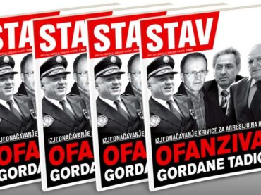 NOVI STAV: Ofanziva Gordane Tadić