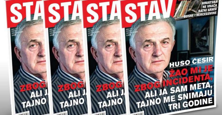 NOVI STAV: Huso Ćesir, otvoreno, o svemu