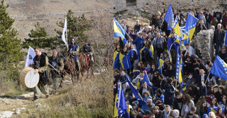 U čast Dana nezavisnosti Bosne i Hercegovine: U Blagaju defile učenika i vitezova!